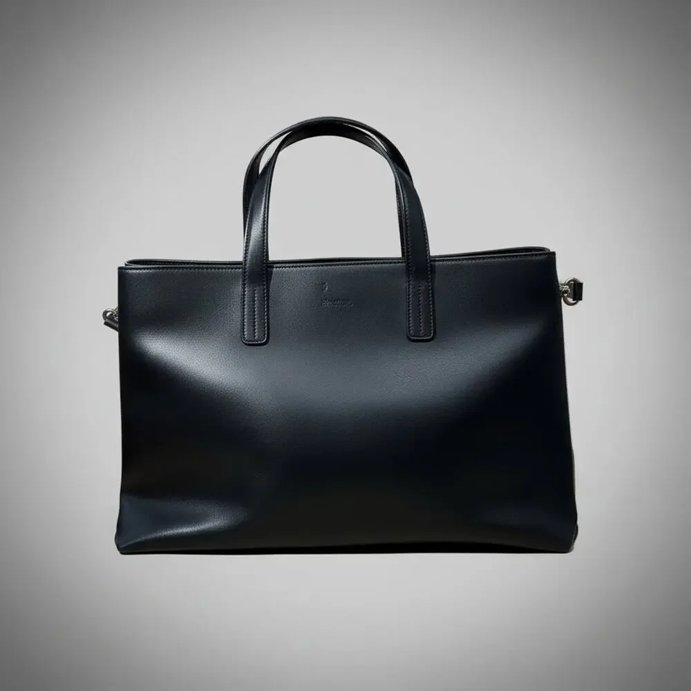 Furla black leather tote, LIKE NEW!